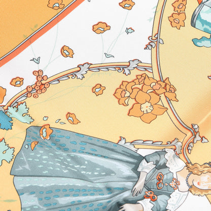 Hermes Silk Les Petits Princes Scarf 90 5 of 7