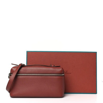 Loro Piana Grained Calfskin L19 Extra Pocket Pouch Kummel 9 of 9