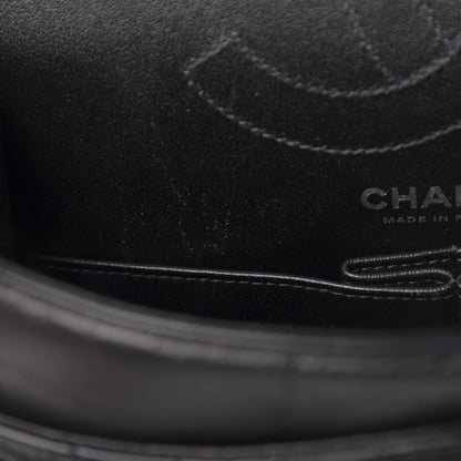 Chanel Aged Calfskin Chevron Quilted 2.55 Reissue 225 Flap So Black 10 of 12
