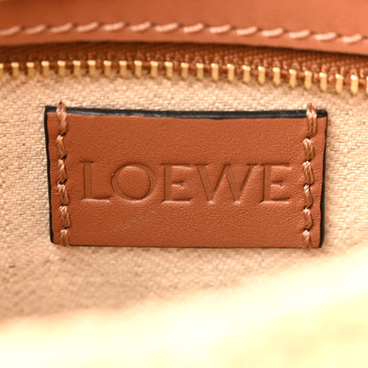 Loewe Calfskin Raffia Paulas Ibiza Pochette Bag Natural Tan 6 of 9