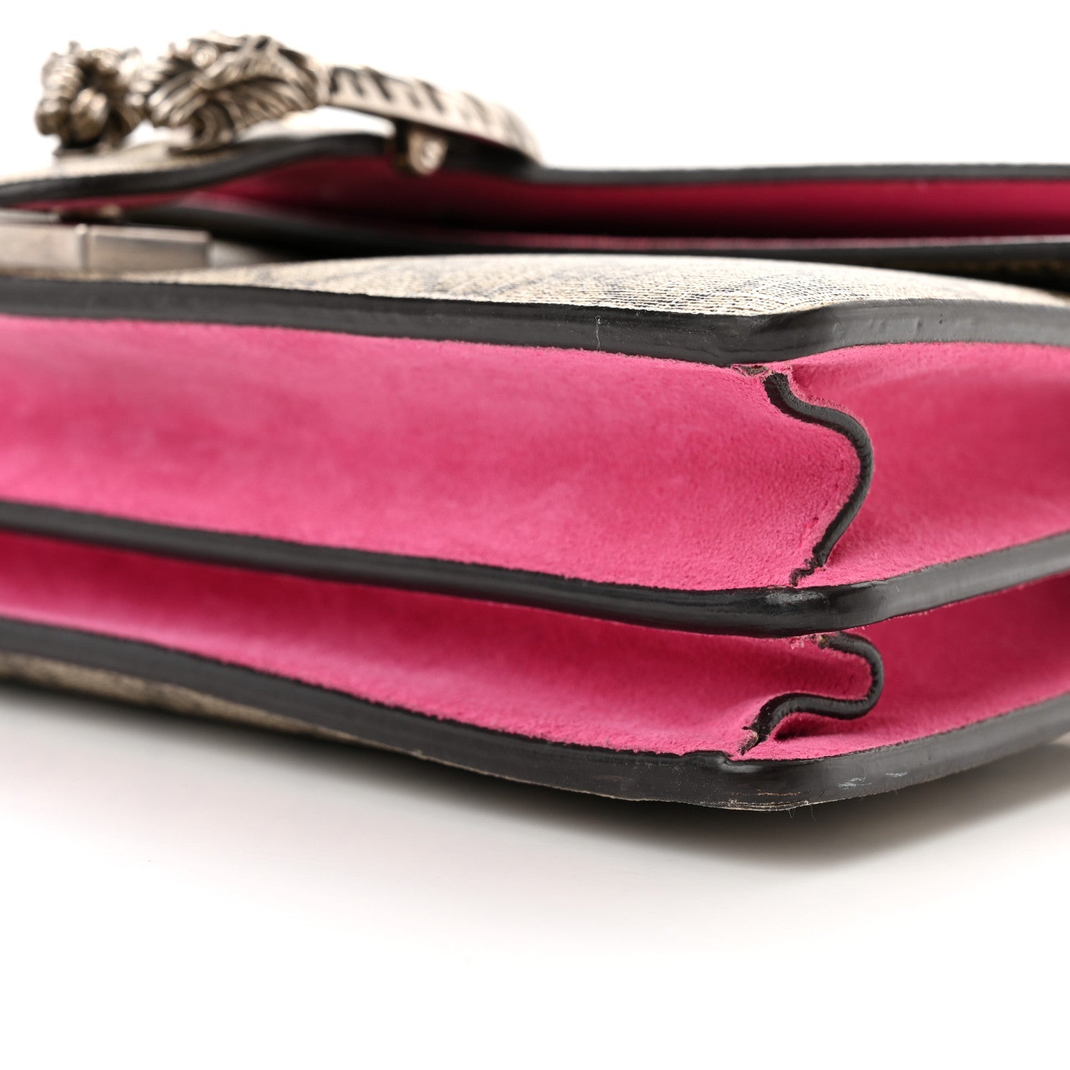 Gucci GG Supreme Monogram Small Dionysus Shoulder Bag Pink 10 of 14