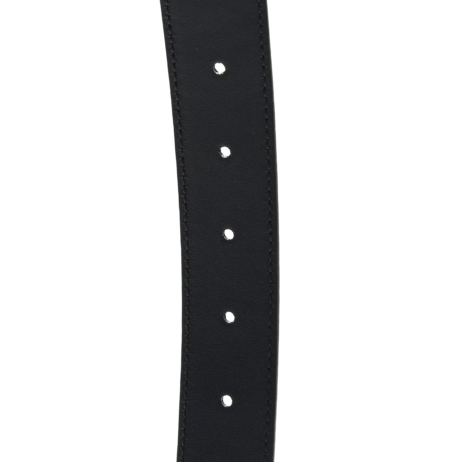 Gucci Calfskin Baguette Crystal Double G 30mm Belt 90 36 Blue Light Sapphire 4 of 5