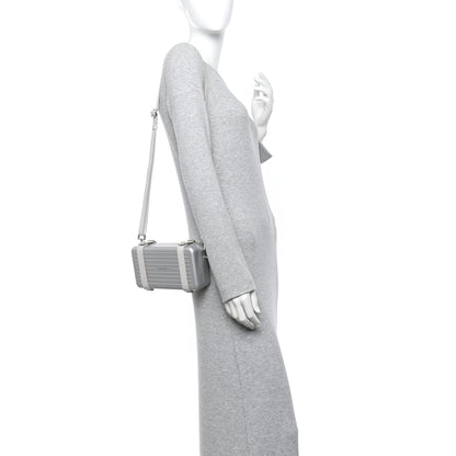 Christian Dior X RIMOWA Aluminum Personal Clutch On Strap Silver 2 of 13