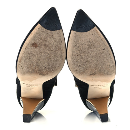Jimmy Choo Suede Ankle Boots 36 Black 7 of 11