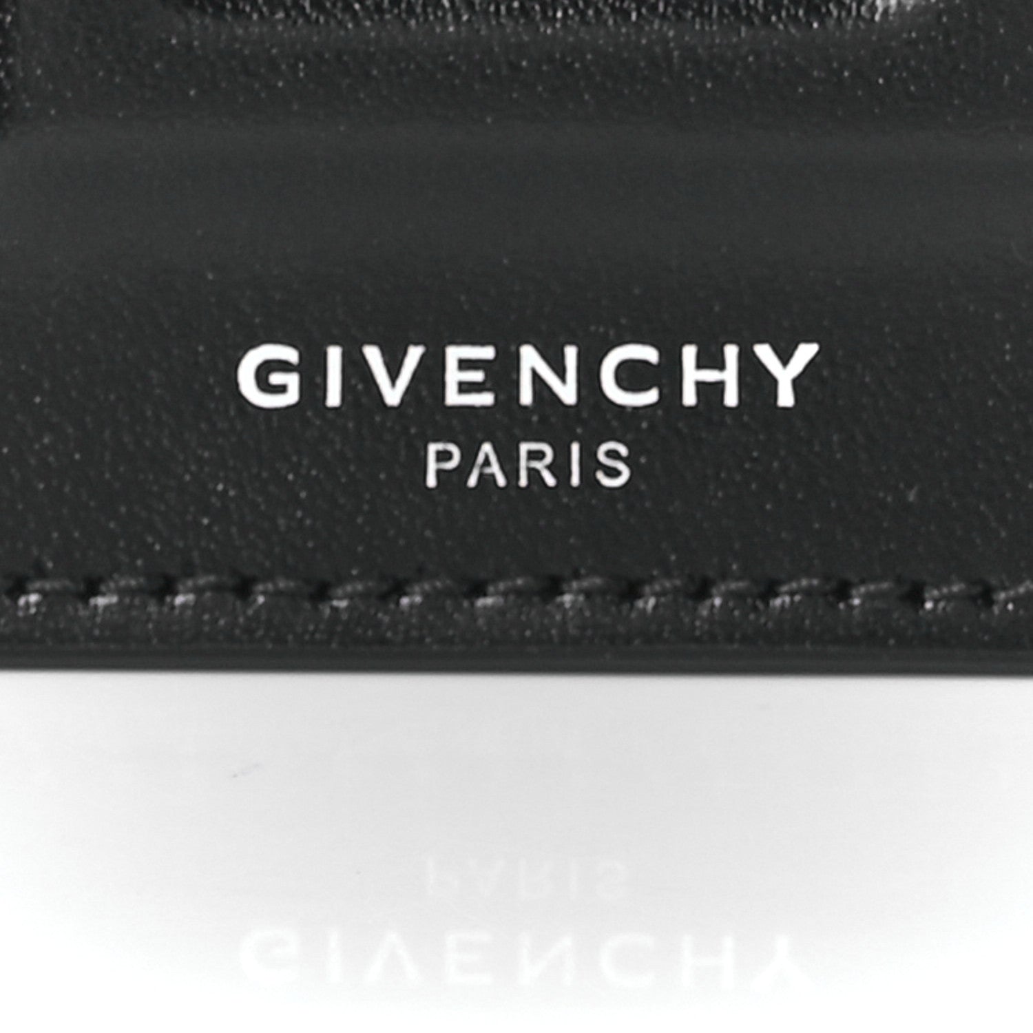 Givenchy Calfskin Bow Cut Chain Wallet Black 8 of 10