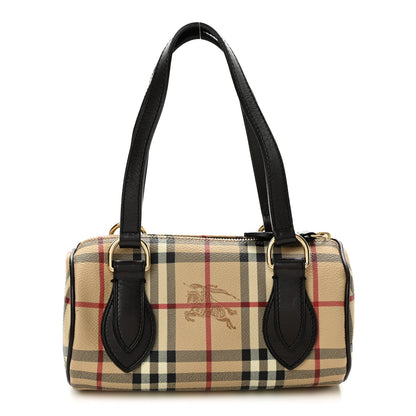 Burberry Haymarket Check Mini Bowling Bag Chocolate 1 of 13