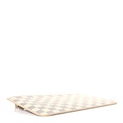 Louis Vuitton Damier Azur Neverfull MM GM Pochette Rose Ballerine 4 of 8