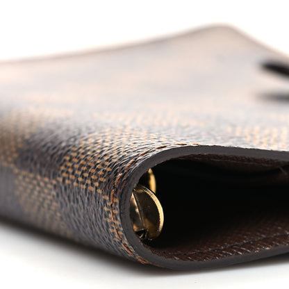 Louis Vuitton Damier Ebene Small Ring Agenda Cover 8 of 9