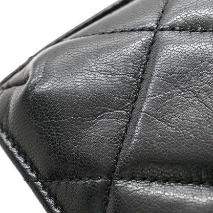 Chanel Lambskin Quilted Chanel 19 Phone and Card Holder Black 12 of 12