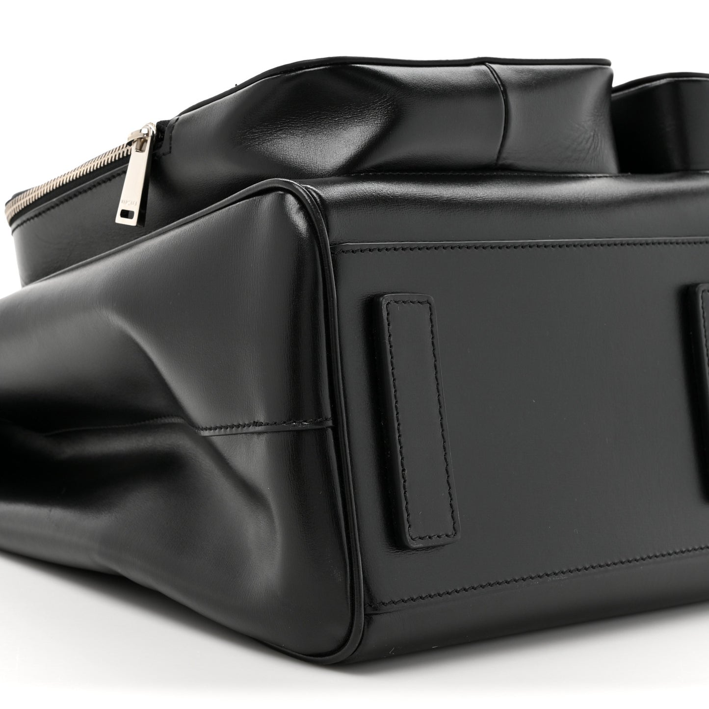 Calfskin Cargo Tote Black