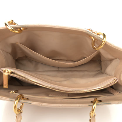 Chanel Caviar Quilted Grand Shopping Tote GST Beige 5 of 16