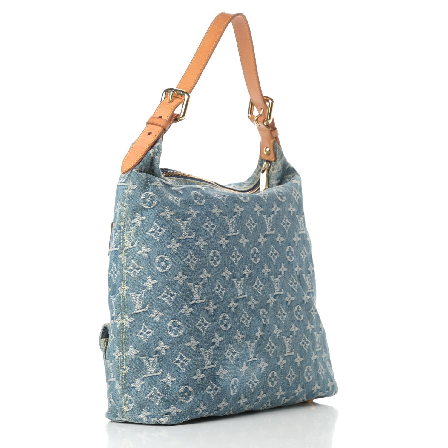 Louis Vuitton Denim Baggy GM Blue 3 of 13