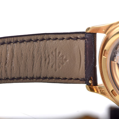 Patek Philippe 18K Yellow Gold 39mm 5146J Annual Calendar Complications Self Winding Watch 11 of 13