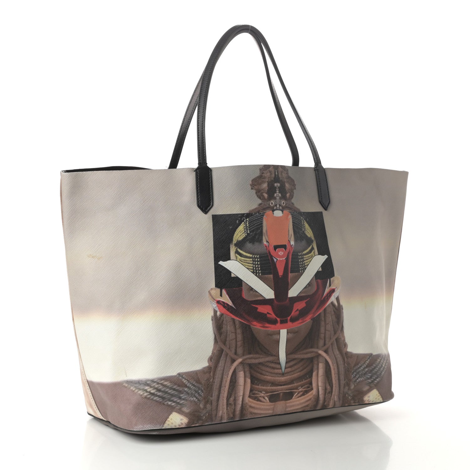 Givenchy Textured Coated Canvas Medium Girl Print Large Antigona Tote Multicolor 3 of 11