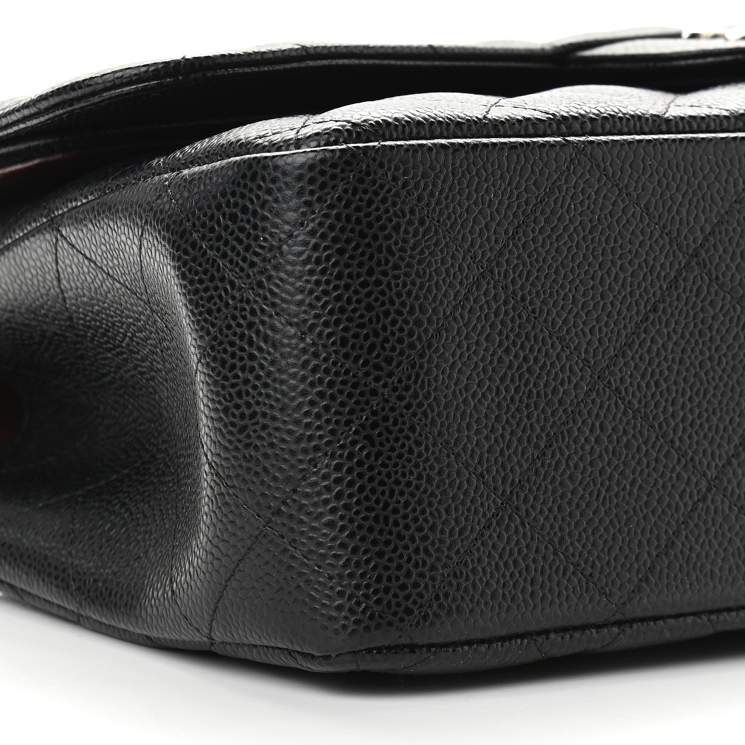 Chanel Caviar Quilted Jumbo Double Flap Black 8 of 9