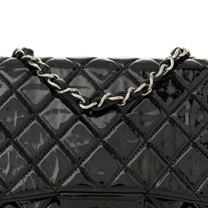 Chanel Patent Quilted Jumbo Single Flap Black 8 of 12