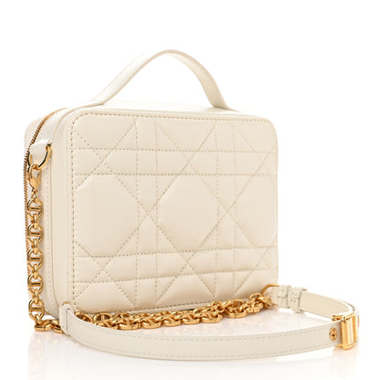 Christian Dior Calfskin Macrocannage Caro Box Bag Latte 3 of 10