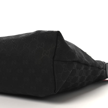 Gucci Monogram Web Medium Flat Messenger Bag Black 10 of 10