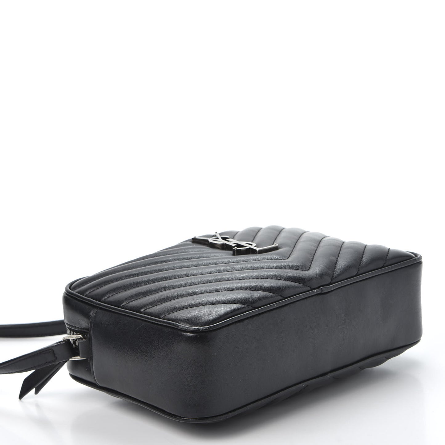 Calfskin Matelasse Monogram Lou Camera Bag Black