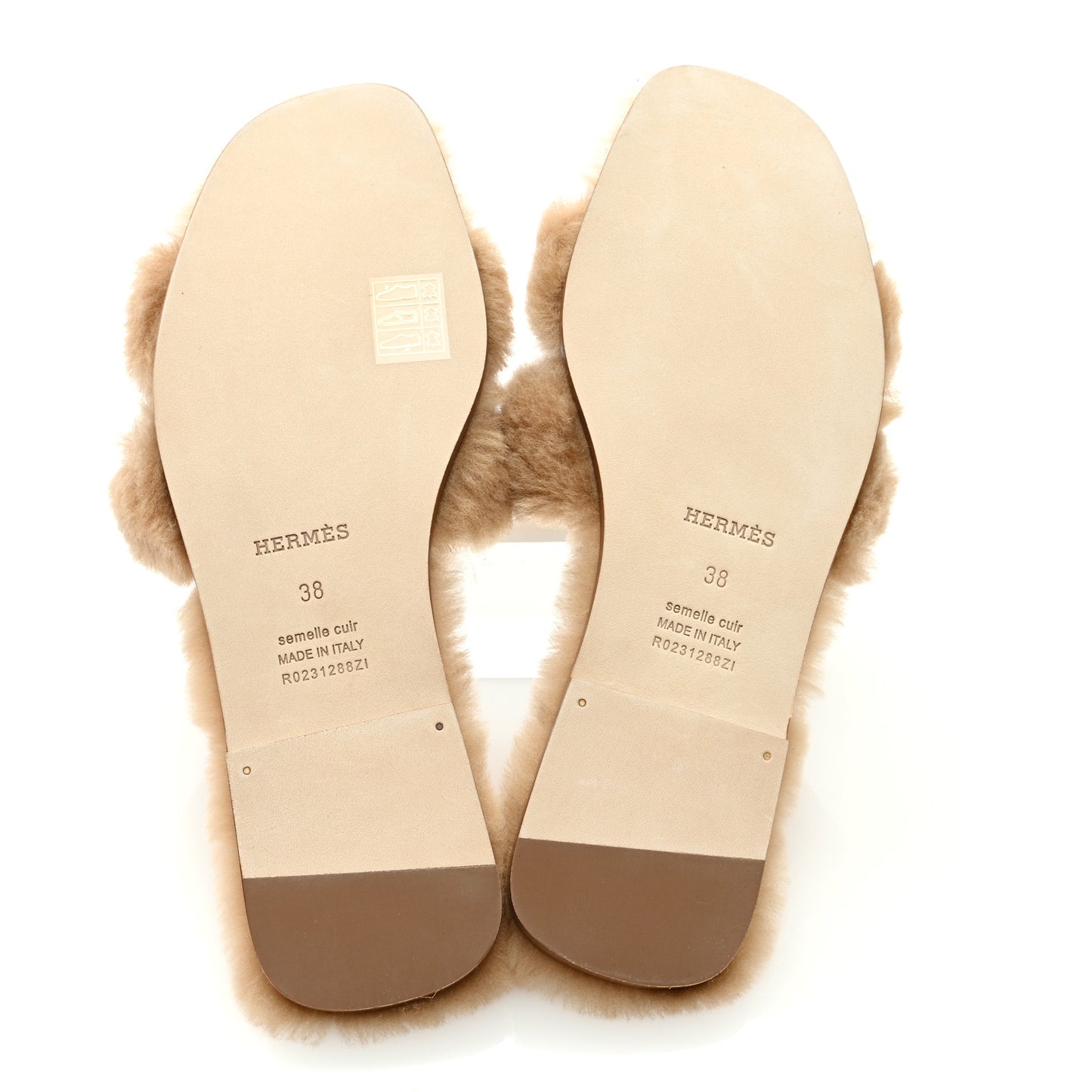 Woolskin Oran Sandals 38 Beige Argile