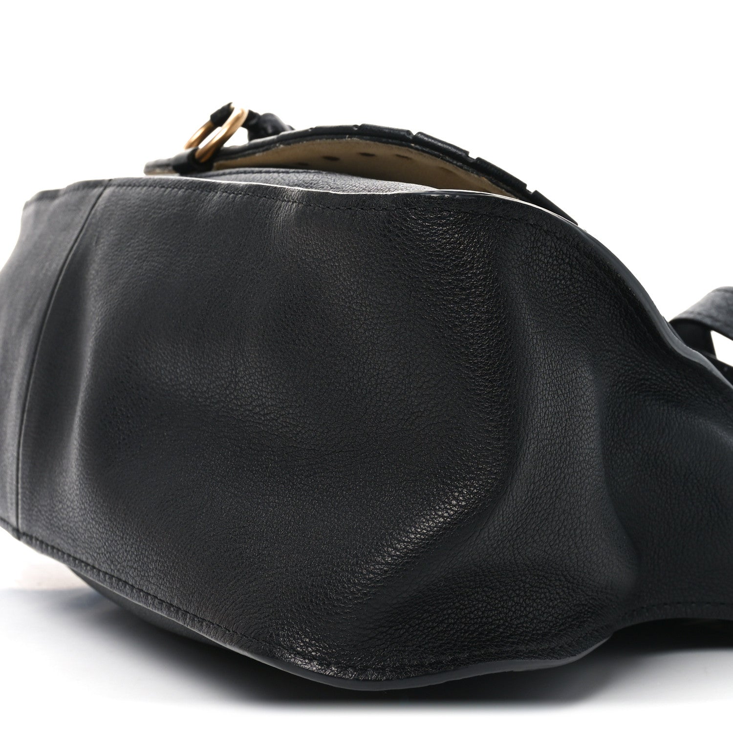 Chloe Calfskin Studded Medium Marcie Satchel Black 10 of 10