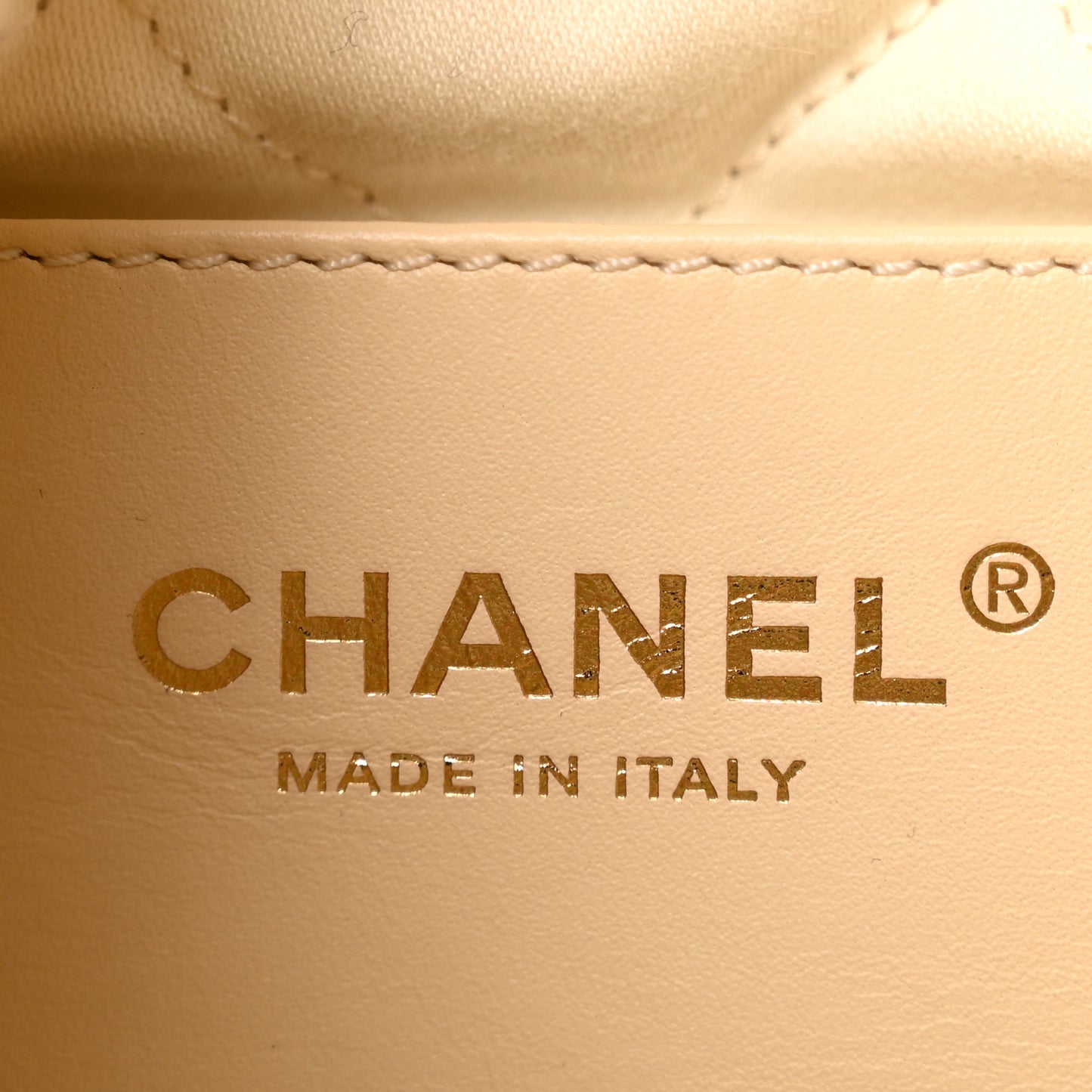 Shearling Quilted Small Chanel 22 White
