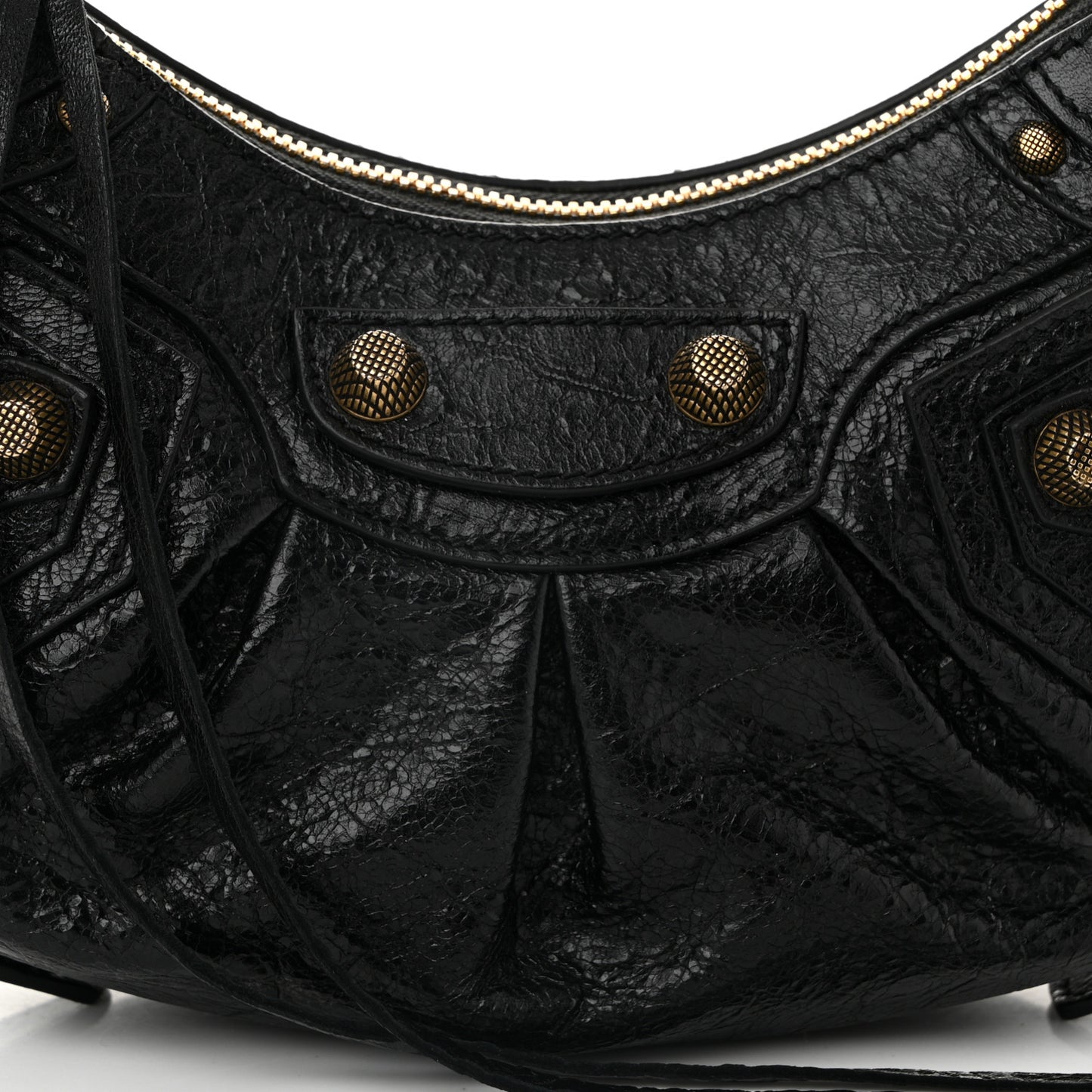 Agneau Arena Le Cagole Shoulder Bag XS Black