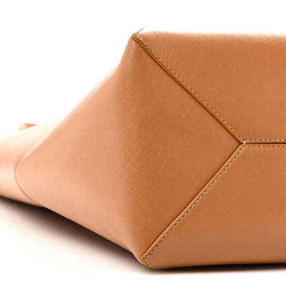 Loewe Shiny Calfskin Medium Puzzle Fold Tote Warm Desert 8 of 9