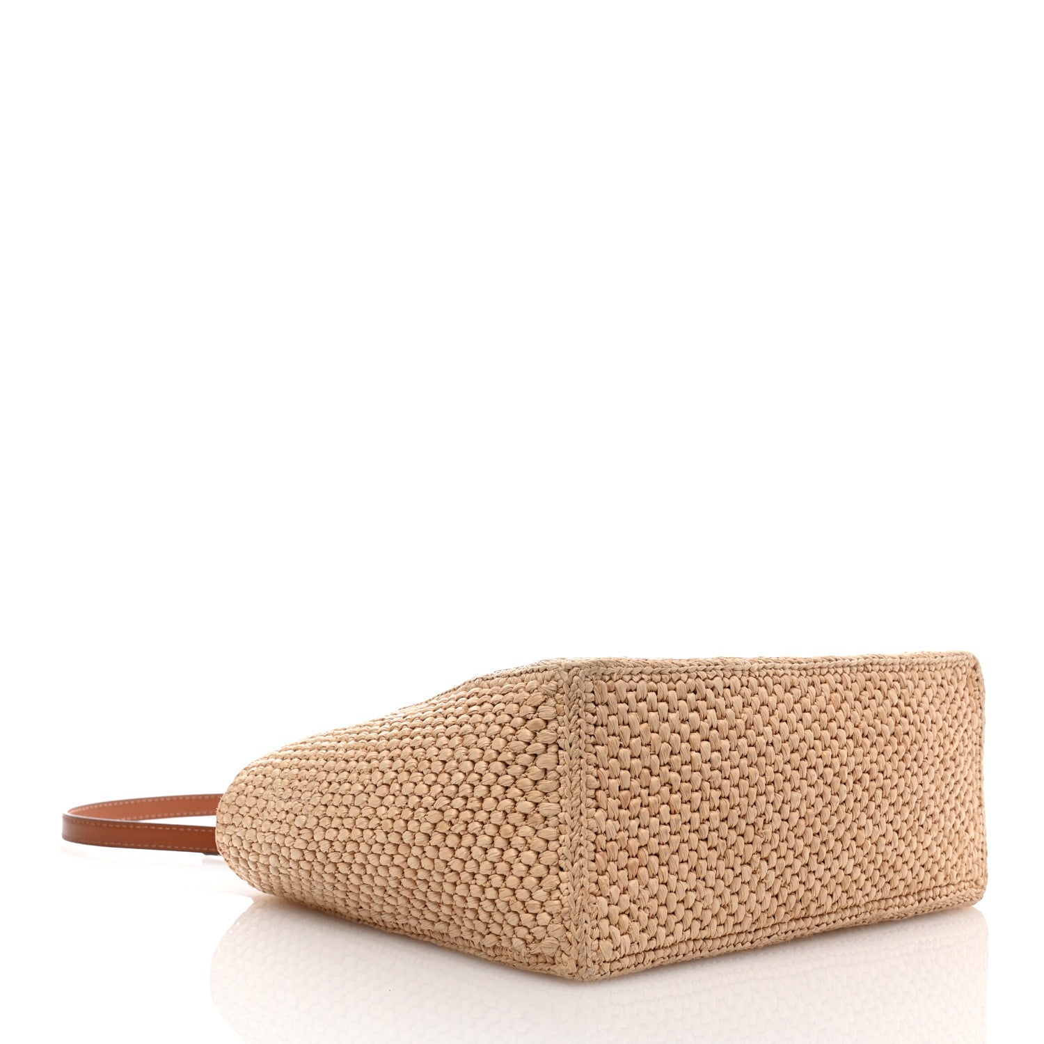 Loewe Raffia Small Paula's Ibiza Logo Tote Natural Tan 4 of 9