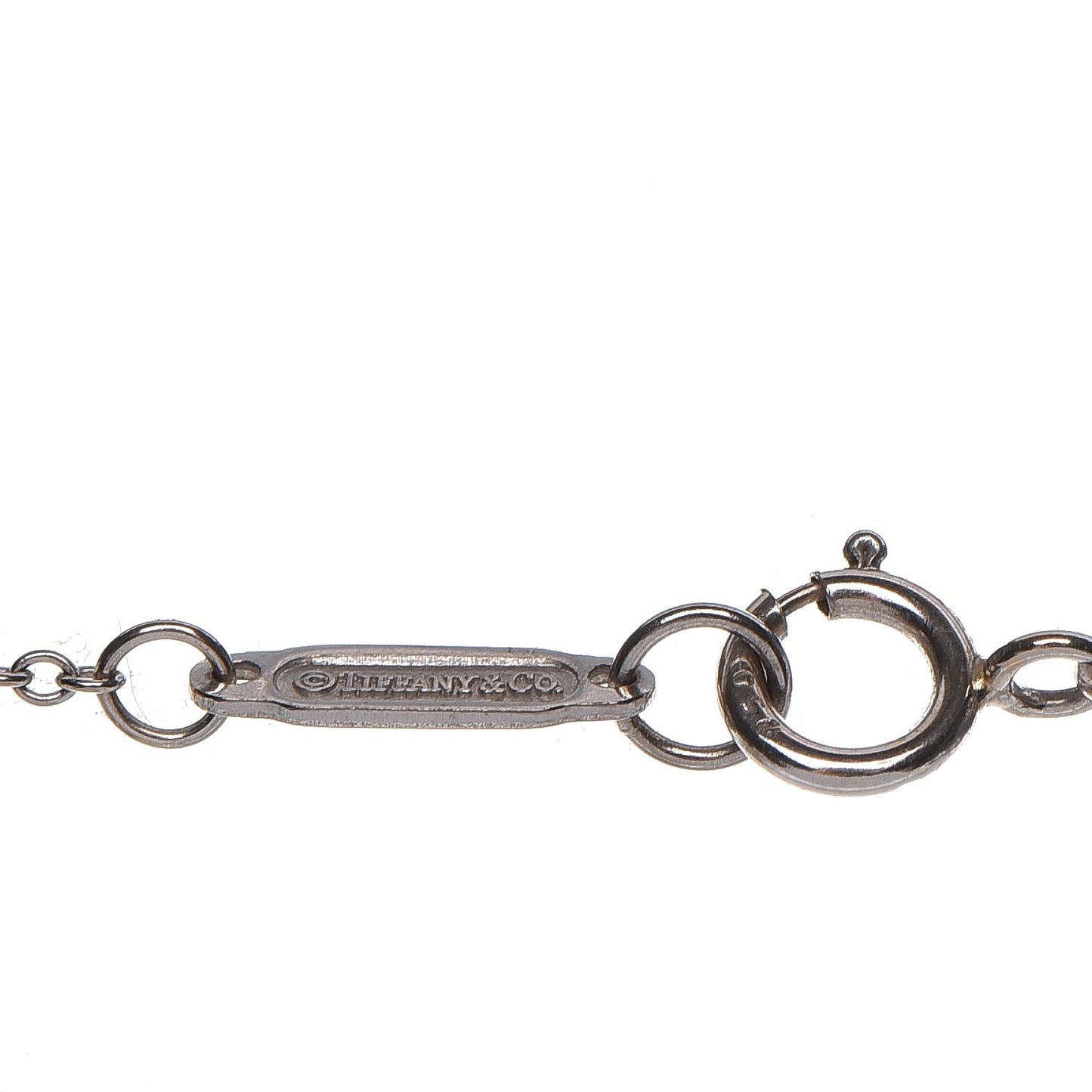 18K White Gold Diamond Signature X Pendant Necklace