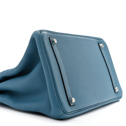 Hermes Togo BIRKIN 35 Blue Jean 9 of 13