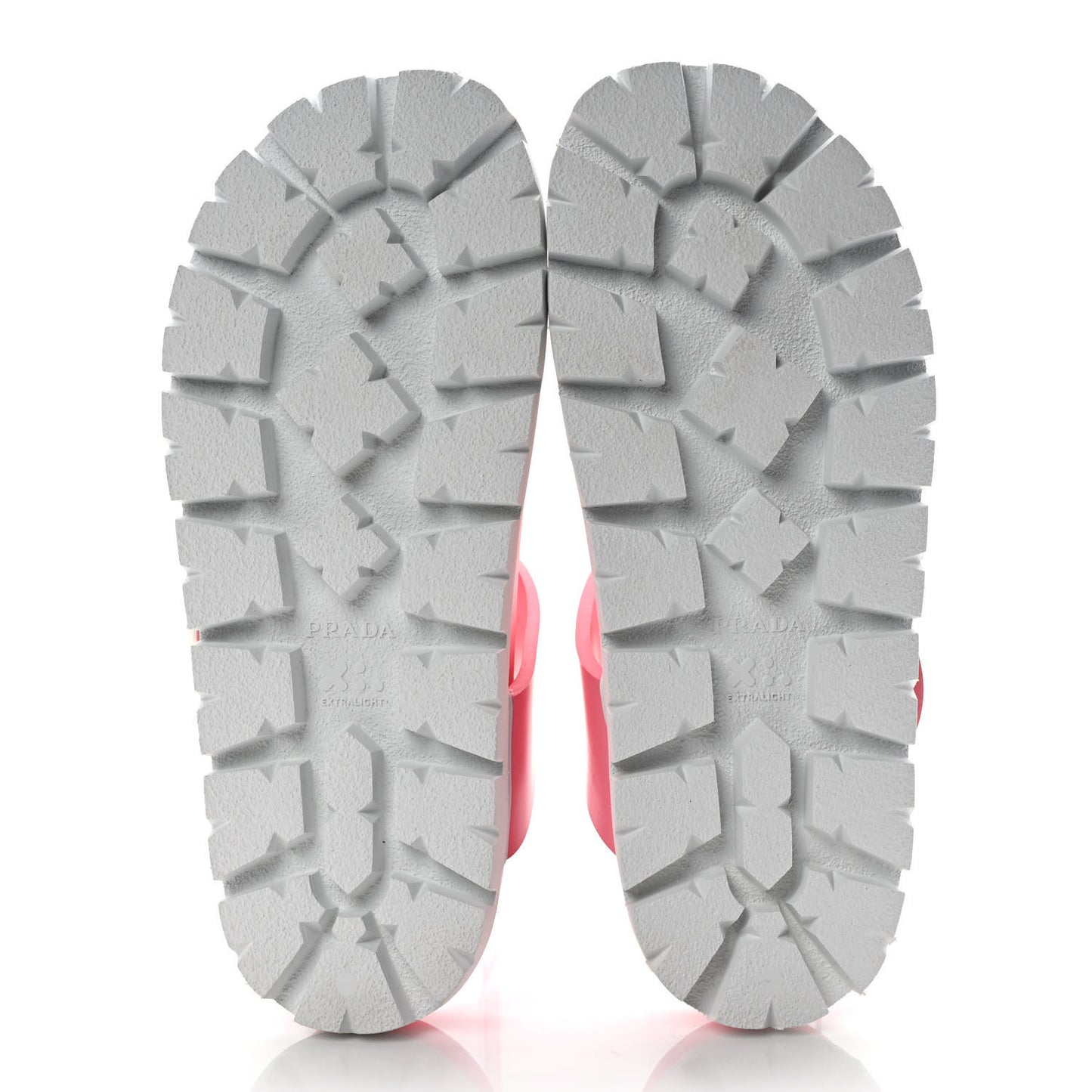 EVA Rubber Buckled Lug Sole 20mm Thong Sandals 36 Begonia