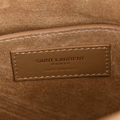 Saint Laurent Calfskin Large Monogram Sunset Dark Beige 5 of 8
