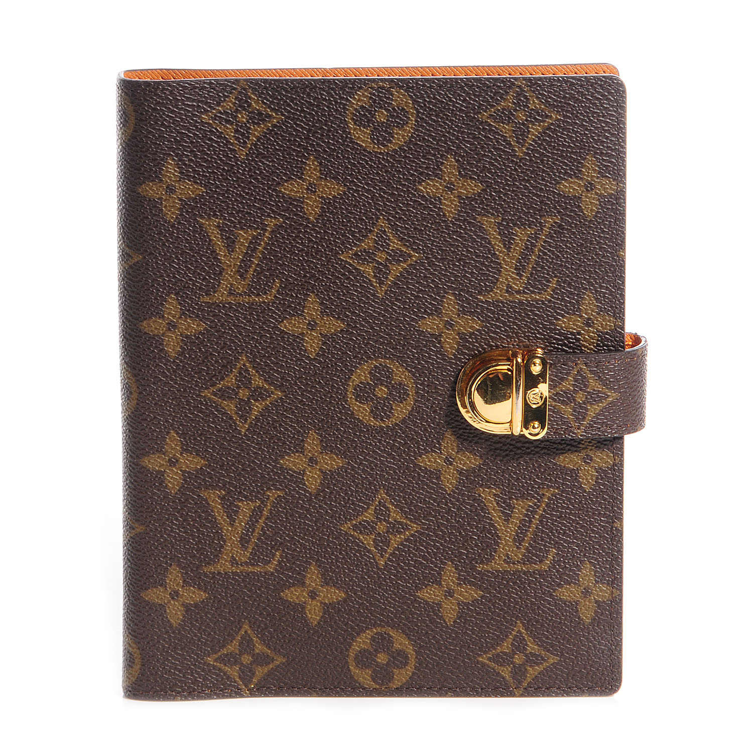Louis Vuitton Monogram Koala Medium Ring Agenda Orange 1 of 8