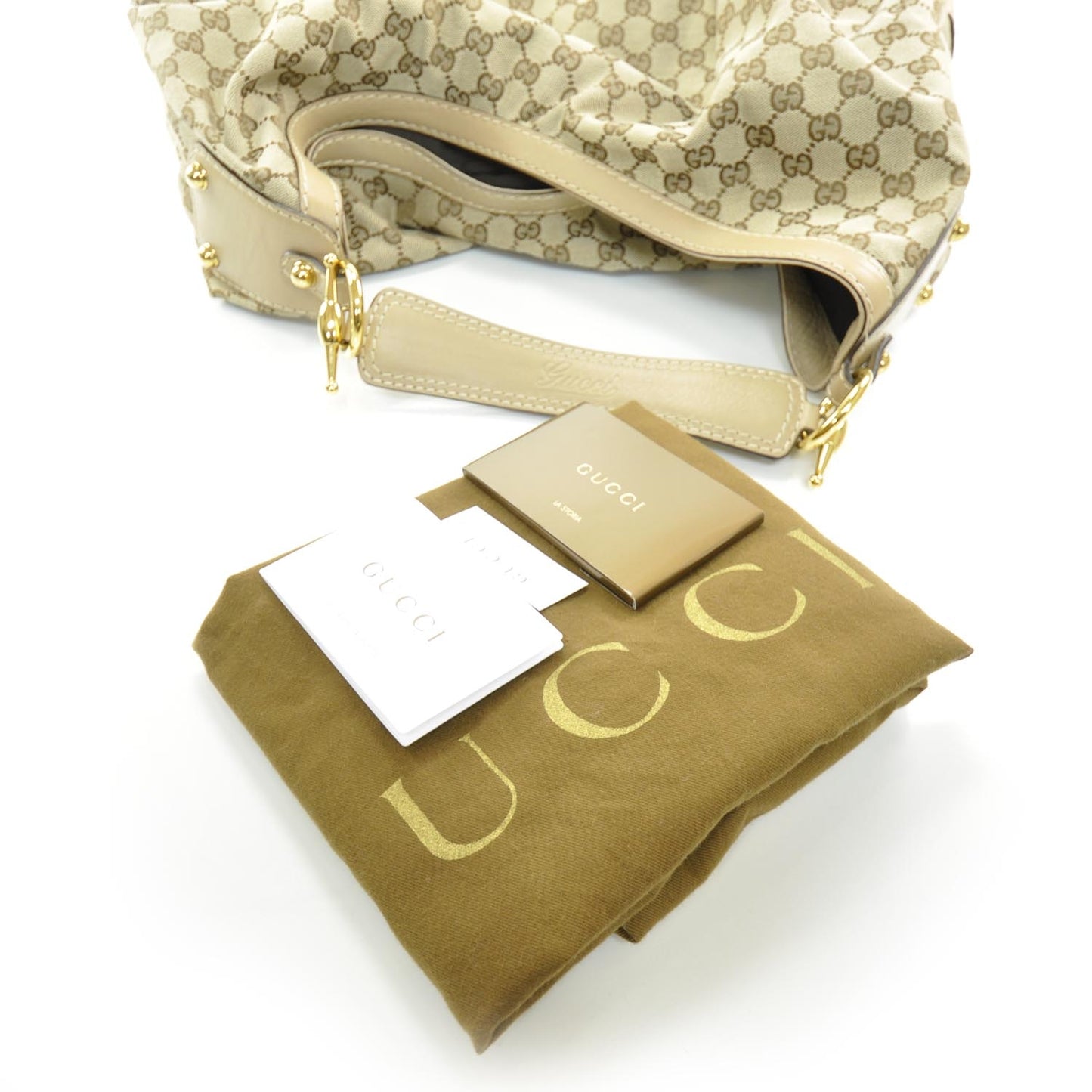 Monogram Large Jockey Hobo