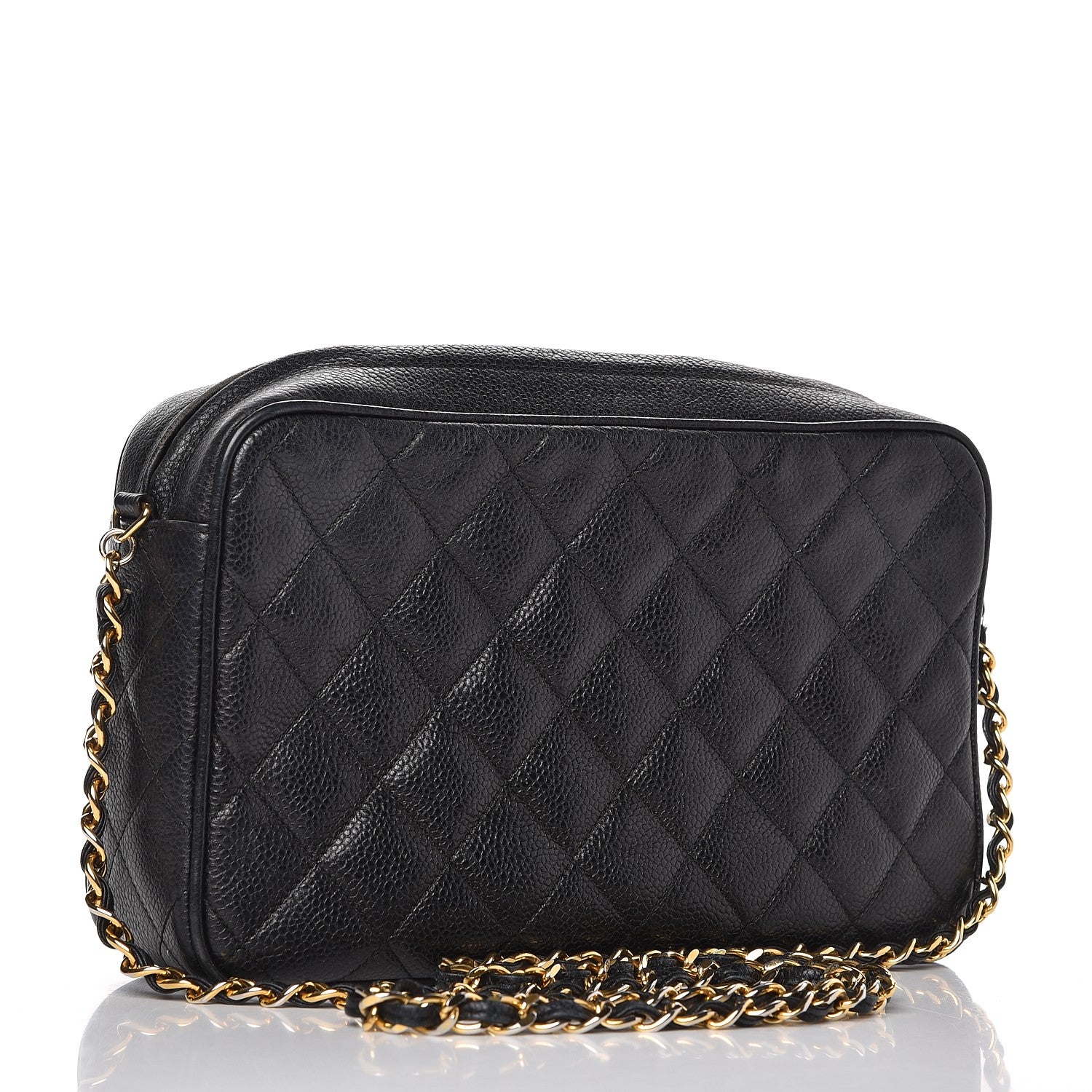 Chanel Caviar Quilted Camera Case Black 3 of 12