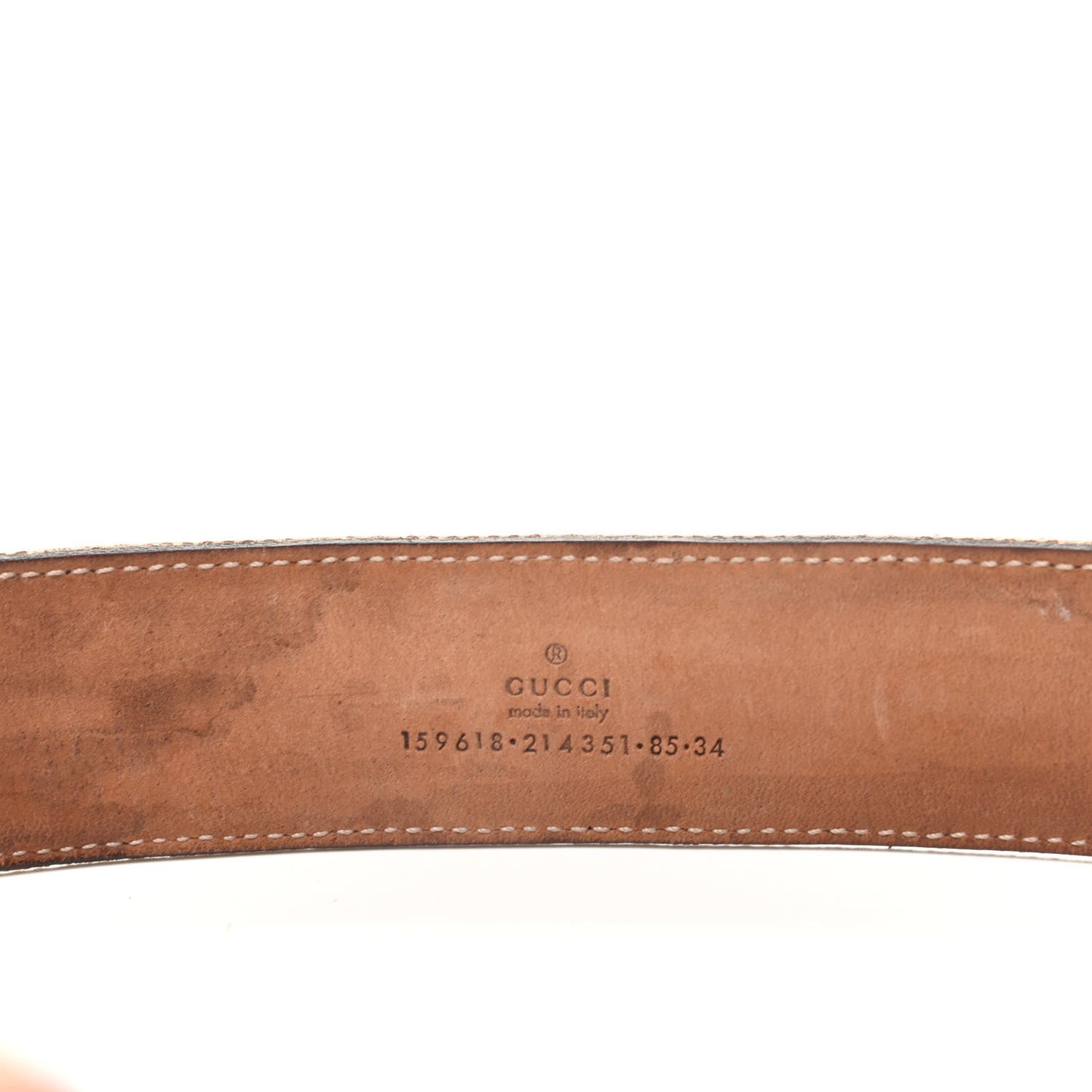 Monogram Horsebit Buckle Belt 85 34 Pink