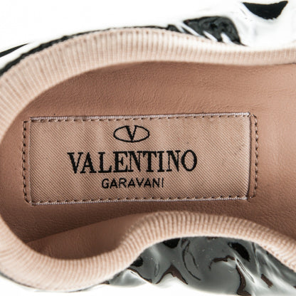 Valentino Garavani Patent Rockstud Ballerina Flats 39 Black 7 of 8