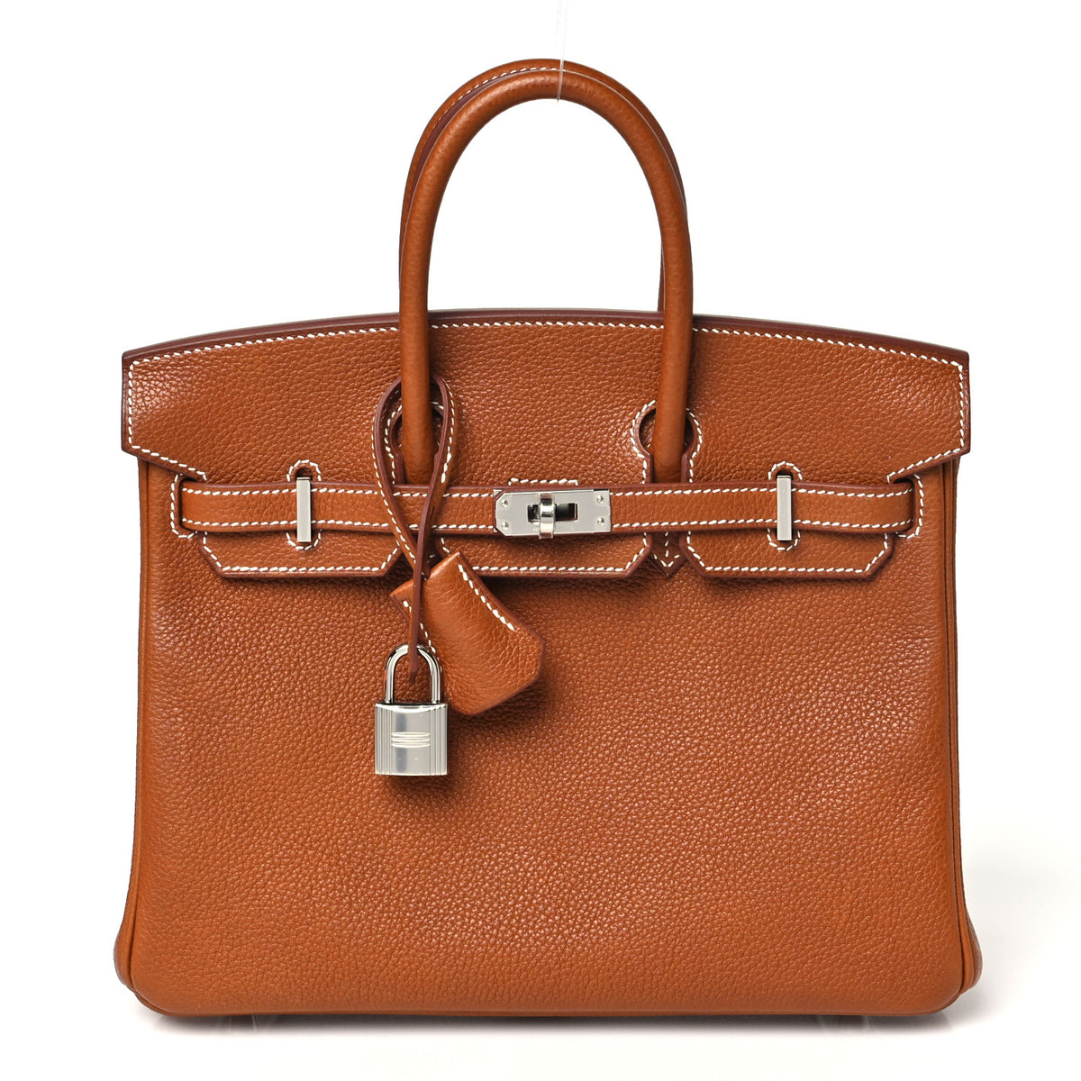 Natural Barenia Faubourg Birkin 25 Fauve