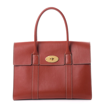 Mulberry Silky Calfskin New Bayswater Rust 1 of 8