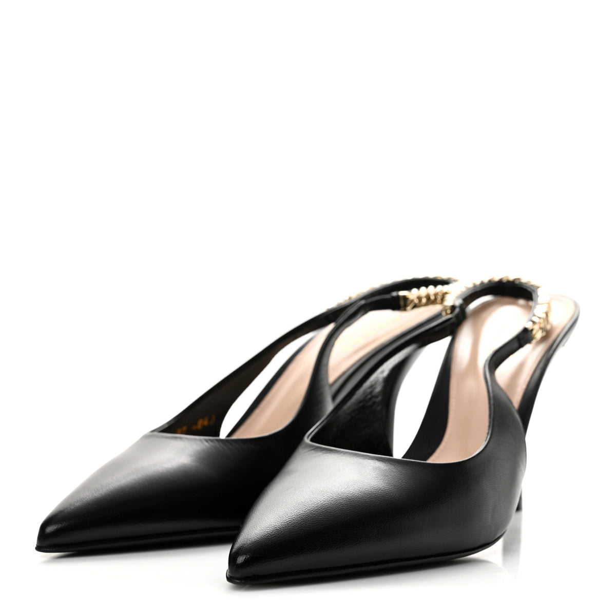 Malaga Kid 85mm Slingback Pumps 37 Black