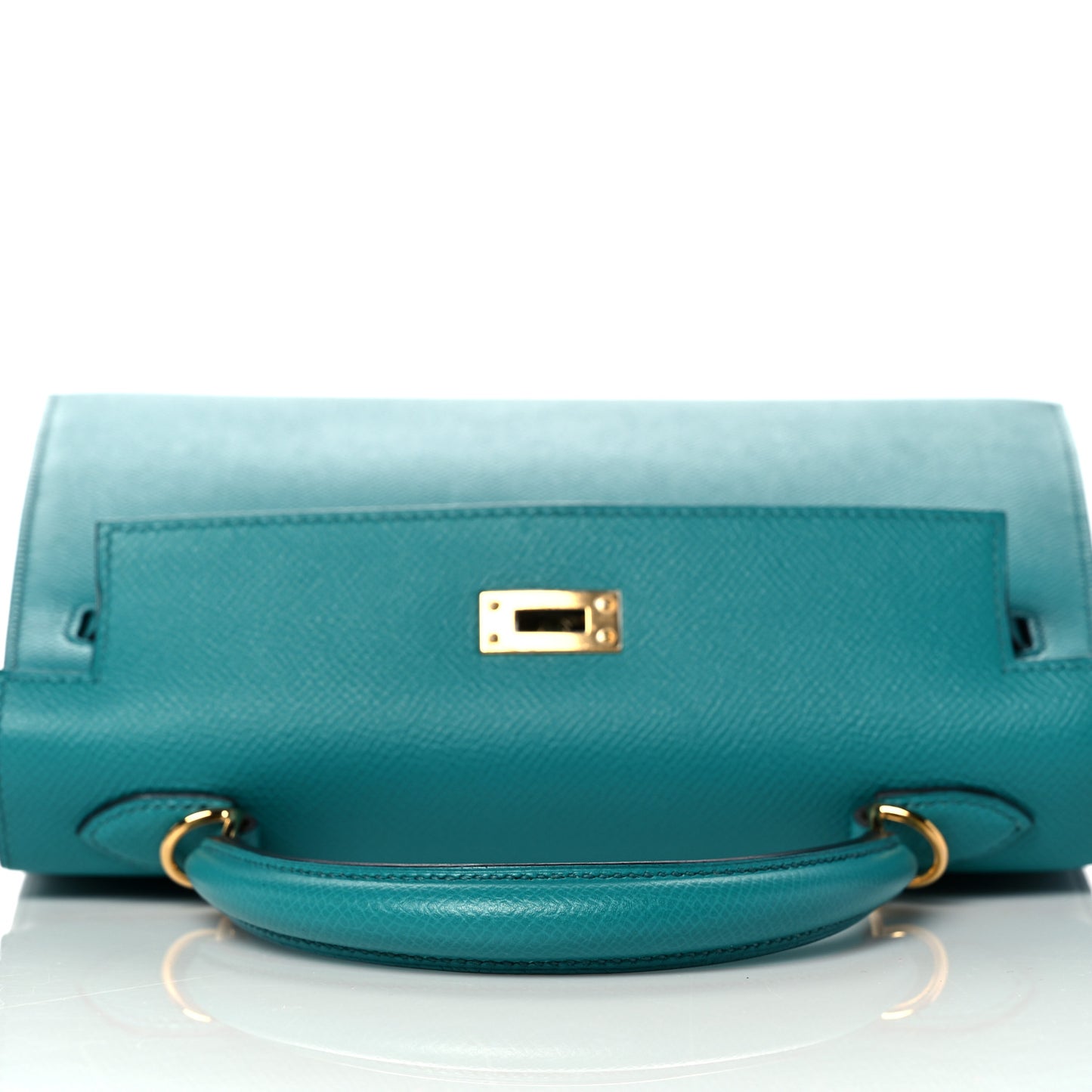 Epsom Kelly Sellier 25 Bleu Paon