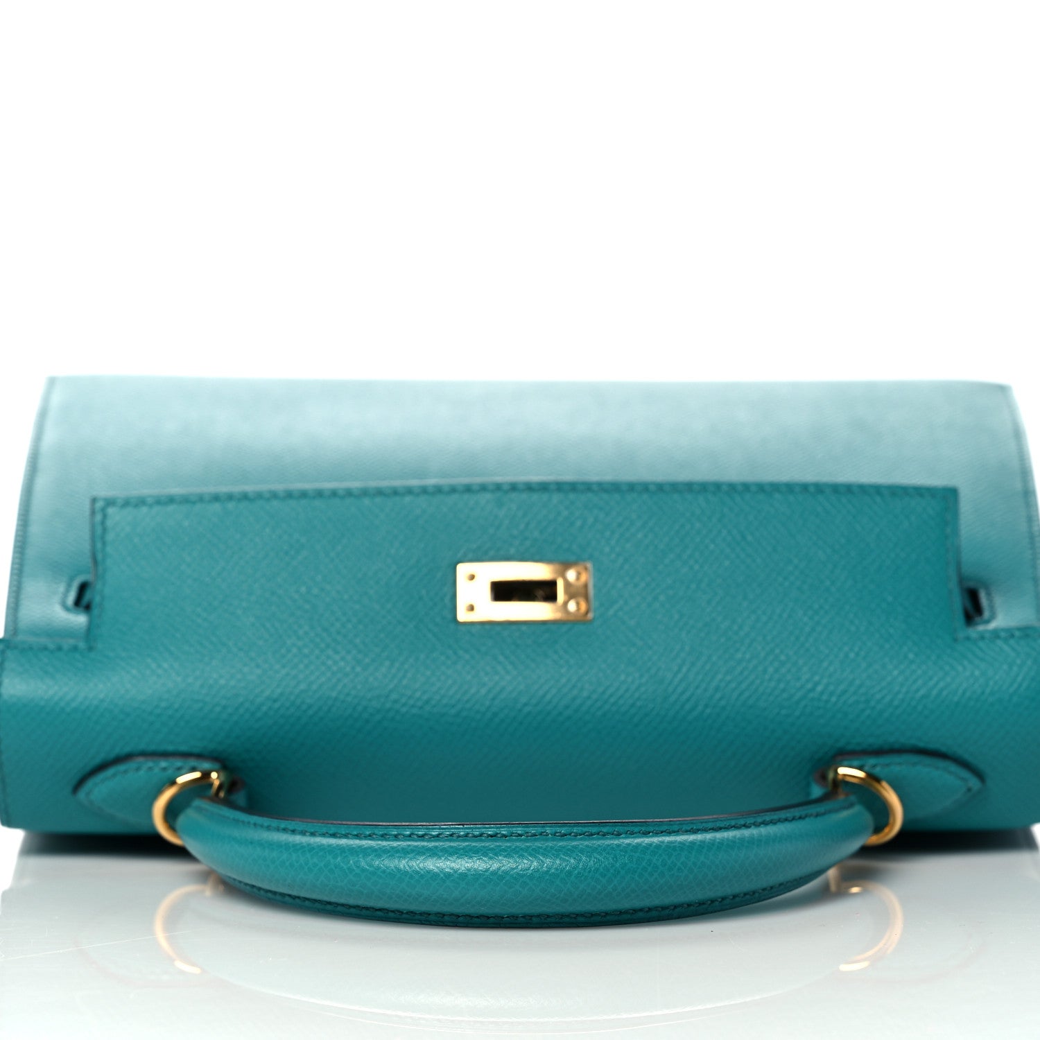 Hermes Epsom Kelly Sellier 25 Bleu Paon 14 of 37
