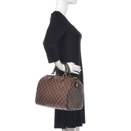 Louis Vuitton Damier Ebene Speedy 30 2 of 9