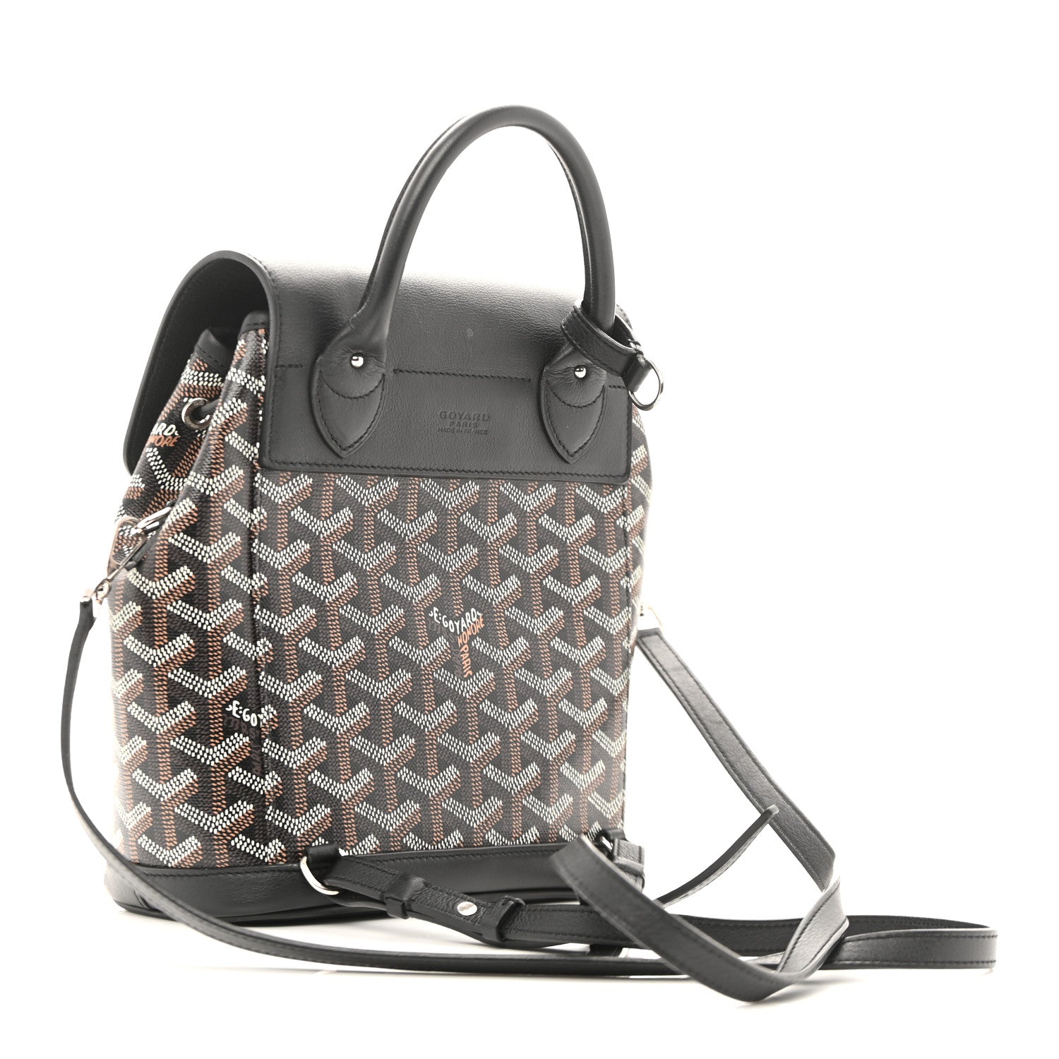 Goyard Goyardine Calfskin Mini Alpin Backpack Black 1924921 – FASHIONPHILE