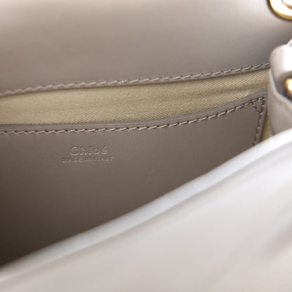 Chloe Shiny Calfskin Mini Annie Shoulder Bag Motty Grey 8 of 13