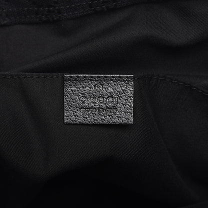 Gucci GG Monogram Medium Web Handle Vertical Tote Black 5 of 7