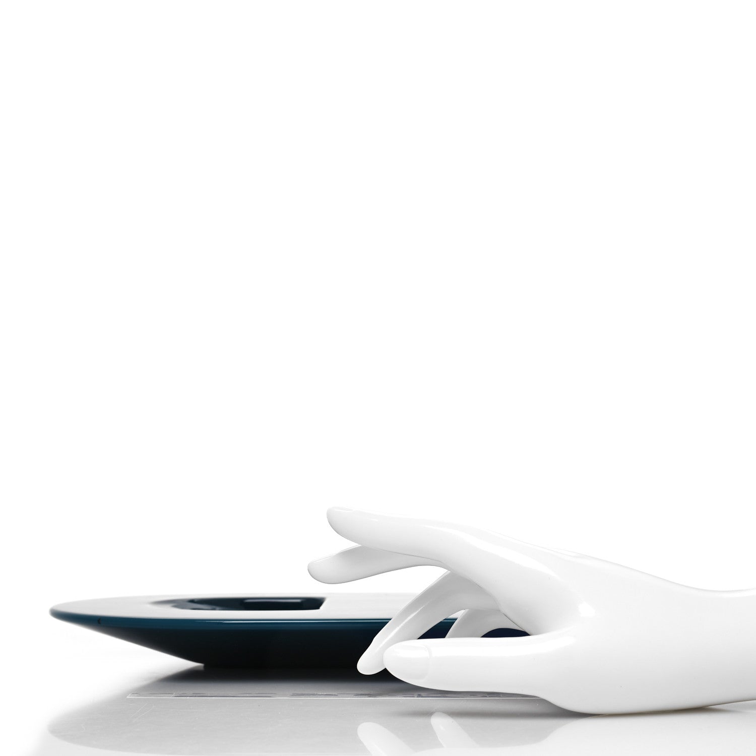 Hermes Lacquered Wood Chaine D'Ancre Change Tray 2 of 8