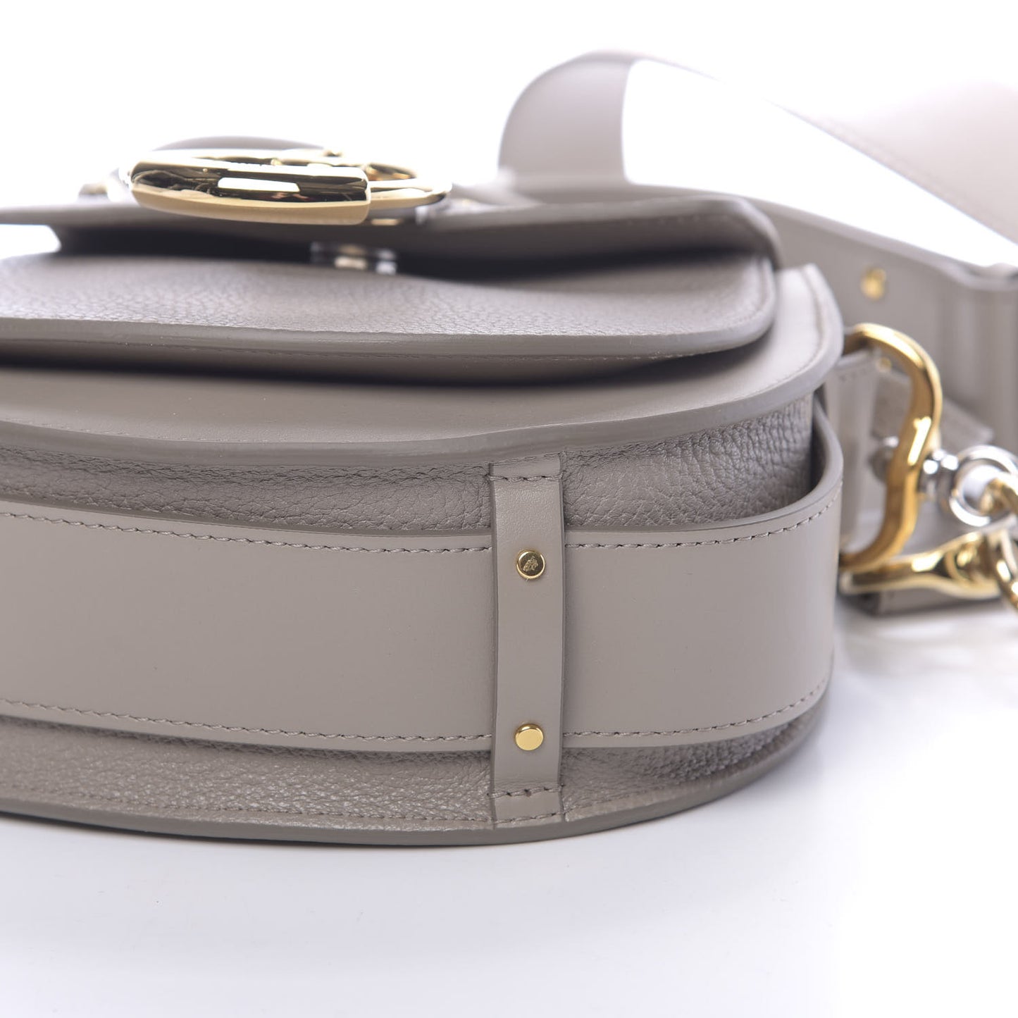 Calfskin Small Tess Bag Motty Grey