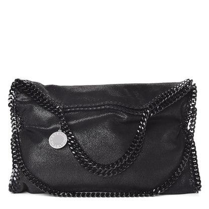 Stella McCartney Shaggy Deer Falabella Fold Over Tote Black 1 of 8
